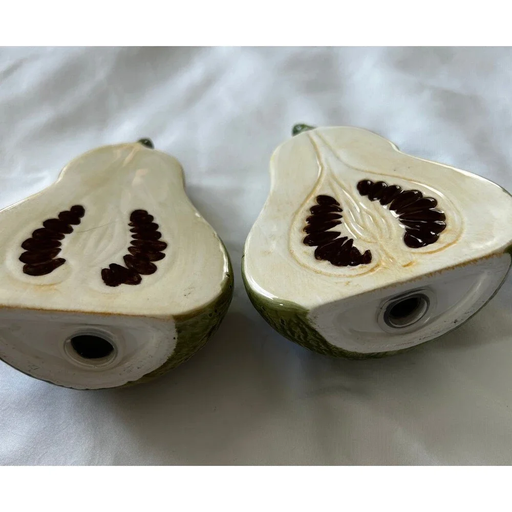 pear-shaped salt and pepper shakers